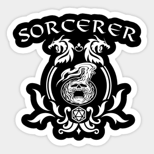 DnD Sorcerer Class Symbol Print Sticker